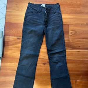 Madewell Charcoal Denim Pants
